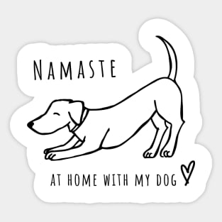 Namastay At Home Sticker